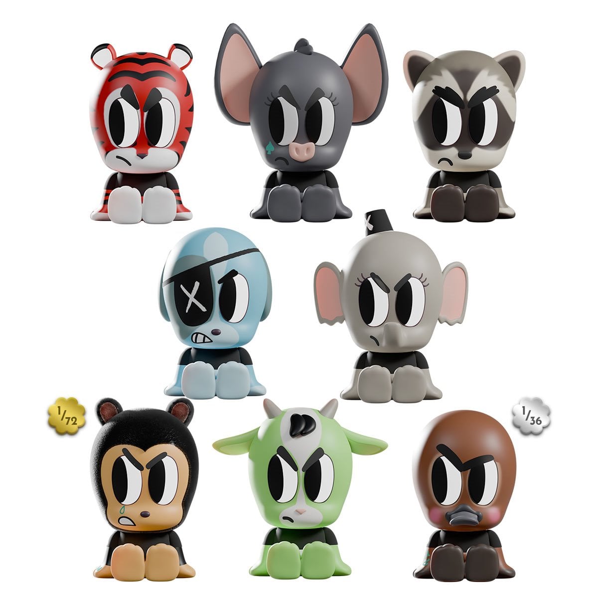 Tiny Shiny Hineys: Badasses Blind-Box Random Mini-Figure