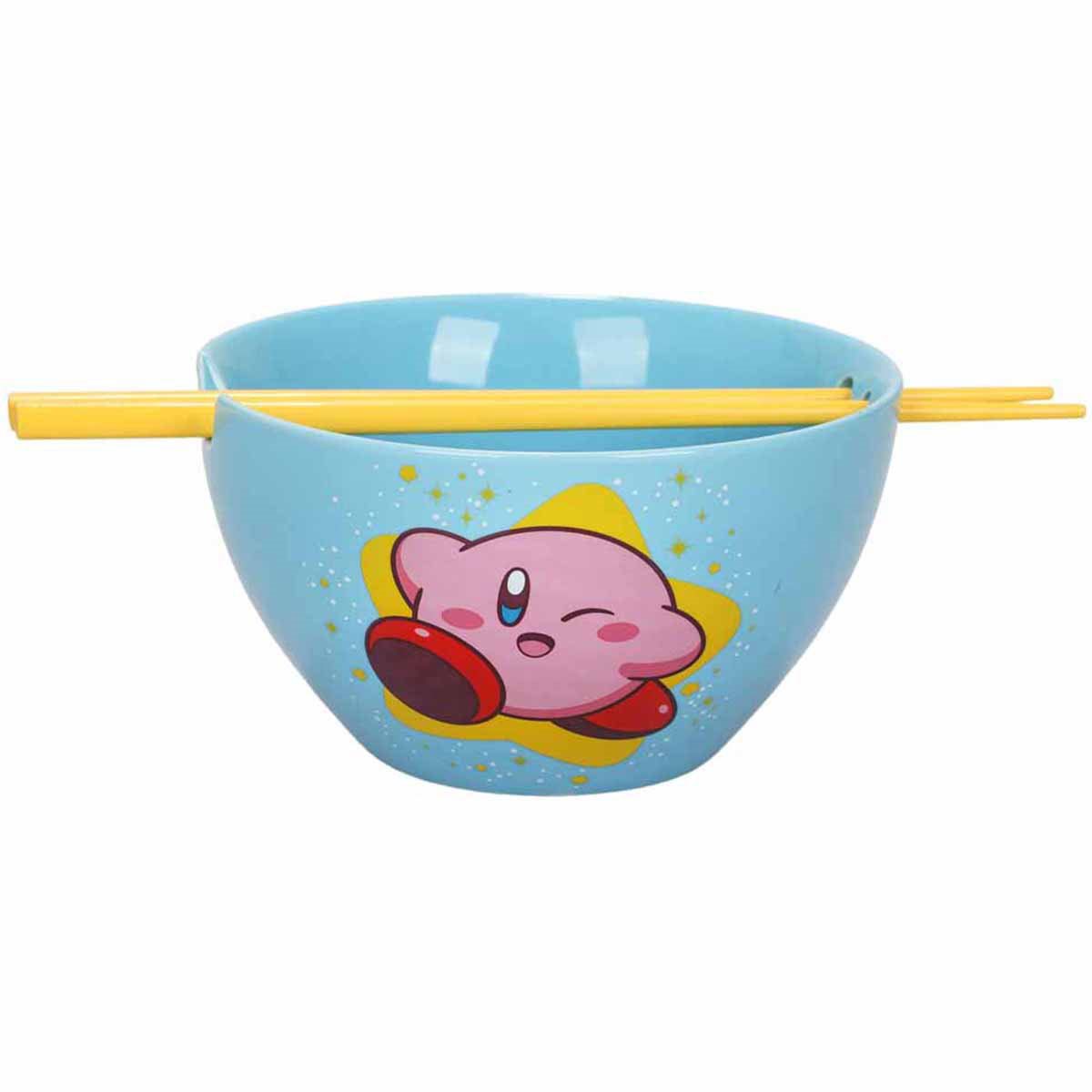 Kirby 20 oz. Ceramic Ramen Bowl with Chopsticks