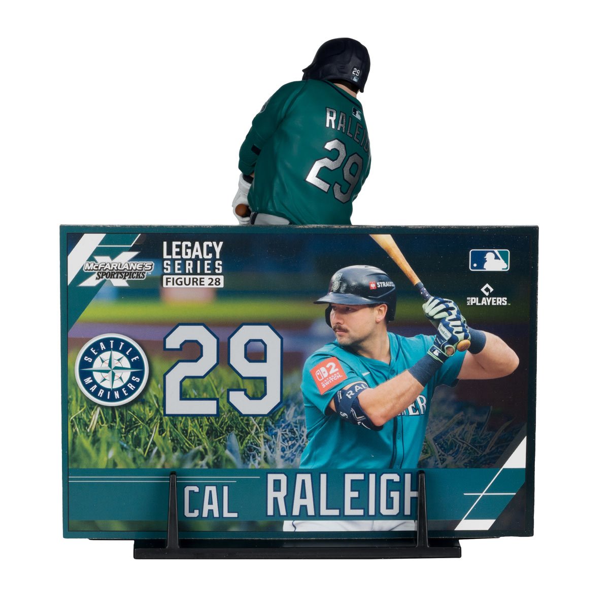 MLB SportsPicks Seattle Mariners Cal Raleigh 7-Inch Posed Figure