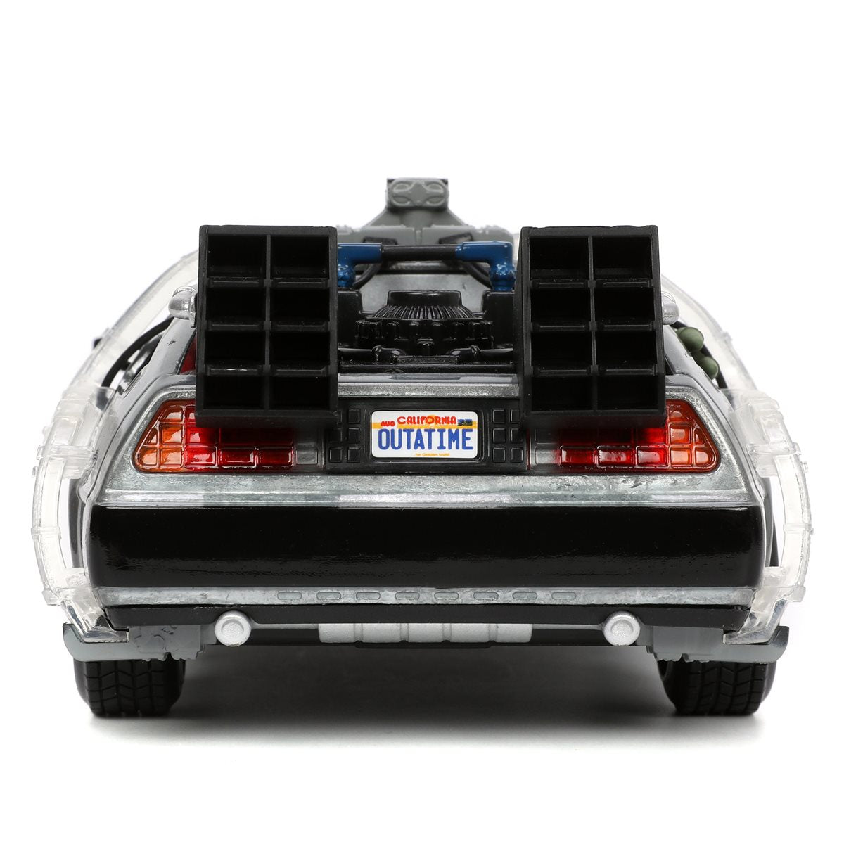 Back to the Future 1 Time Machine with Light 1:24 Scale Die-Cast Metal Vehicle