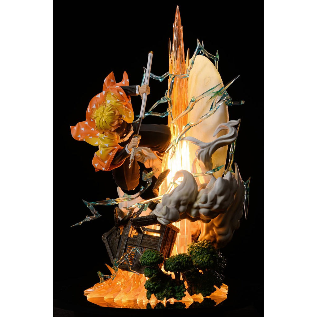 Demon Slayer Zenitsu Agatsuma Light-Up Resin 1:5 Scale Statue