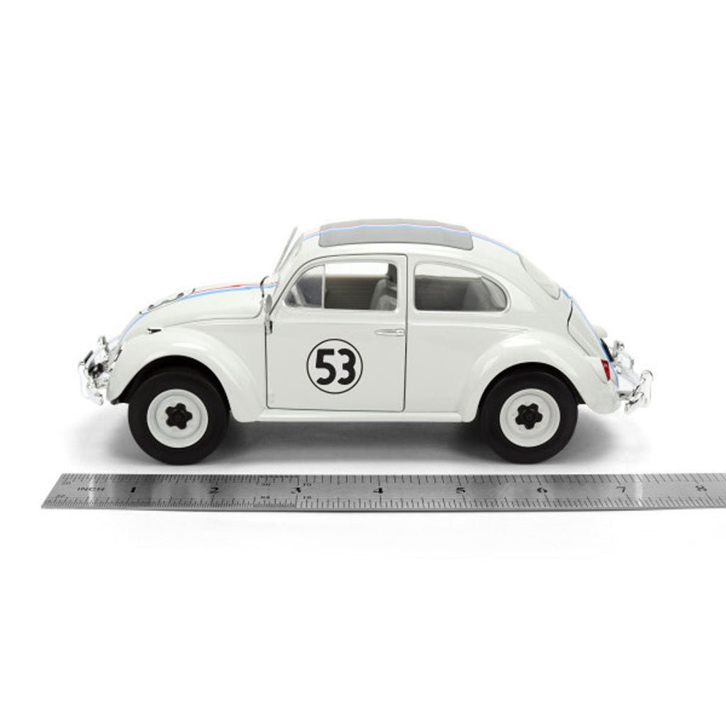 Hollywood Rides Disney The Love Bug Herbie Volkswagen Beetle 1:24 Scale Die-Cast Metal Vehicle