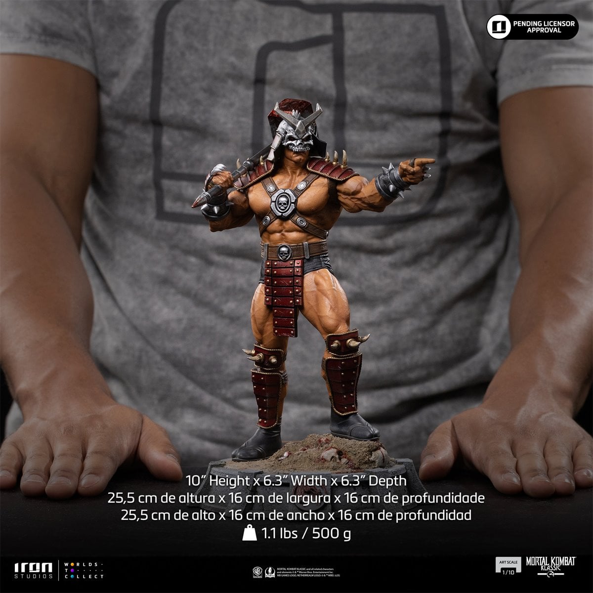 Mortal Kombat Shao Kahn Emperor of Outworld 1:10 Art Scale Limited Edition Statue