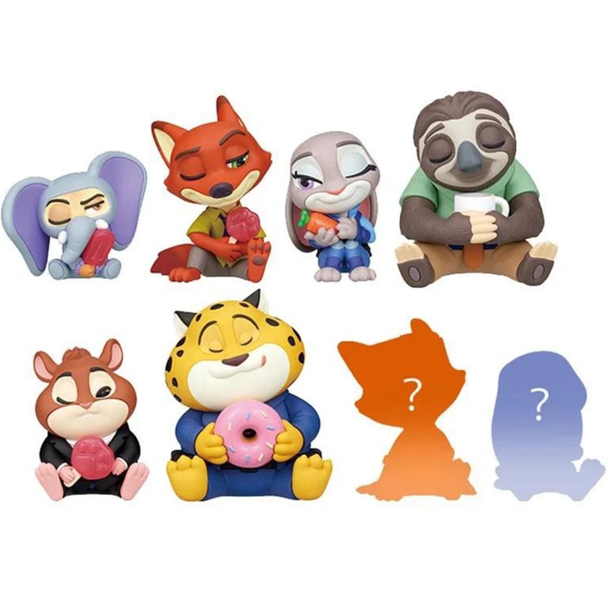 Zootopia Katazun Hug Perihapi Blind Box Display Tray of 8