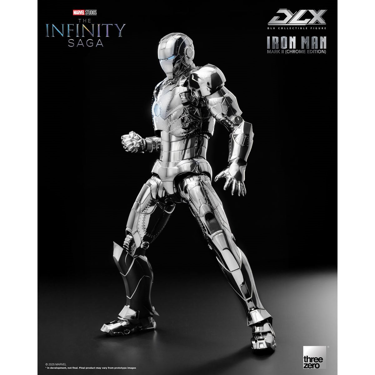 Marvel Studios: The Infinity Saga Iron Man Mark 2 Chrome Edition DLX Action Figure
