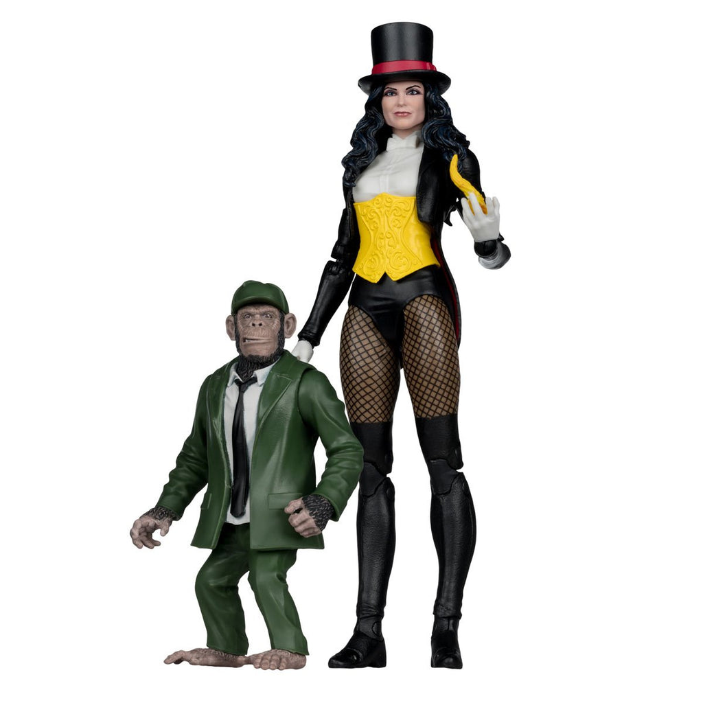 DC McFarlane Collector Edition Wave 13 Zatanna with Detective Chimp DC Classic #53 7-Inch Scale Action Figure