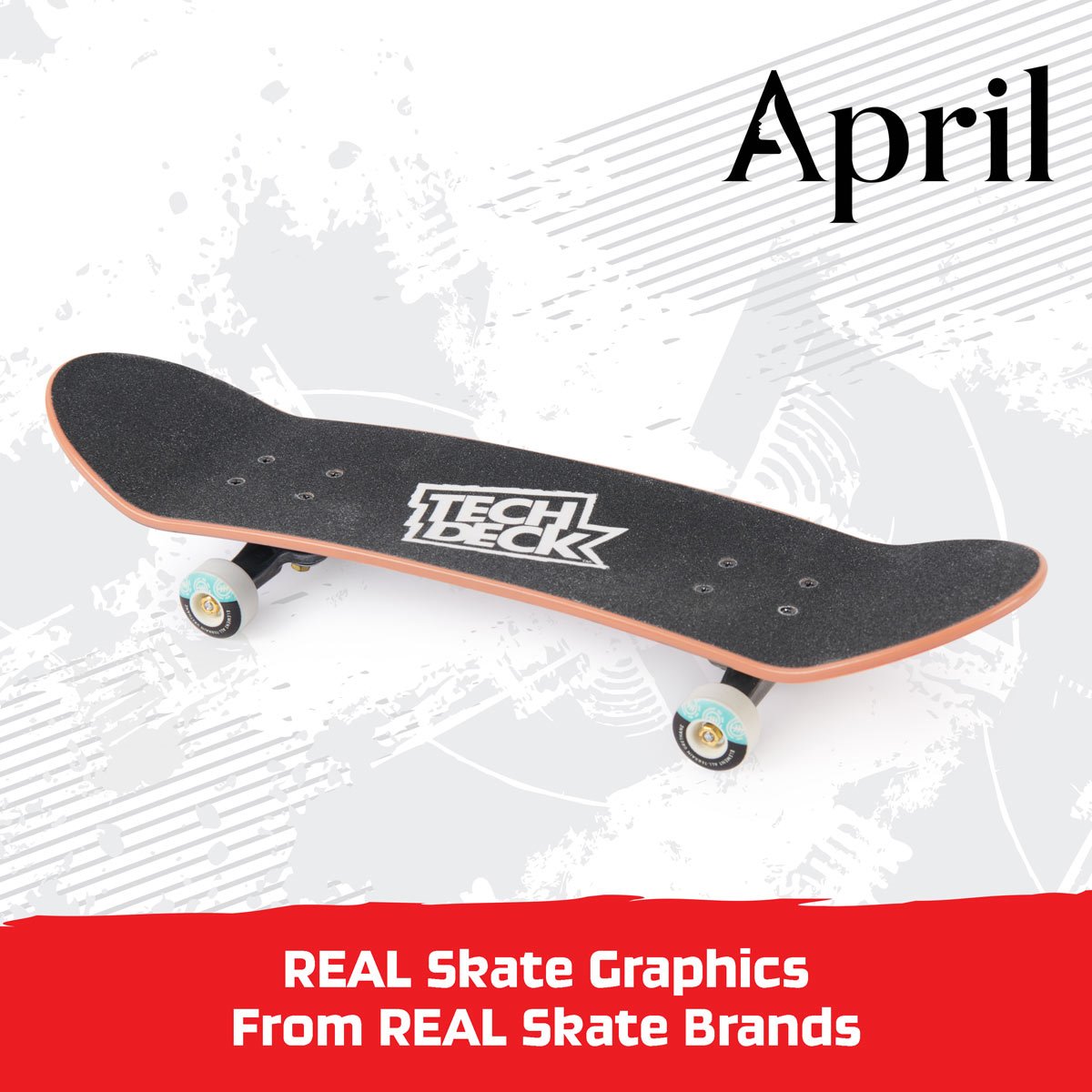 Tech Deck April Handboard Case of 8