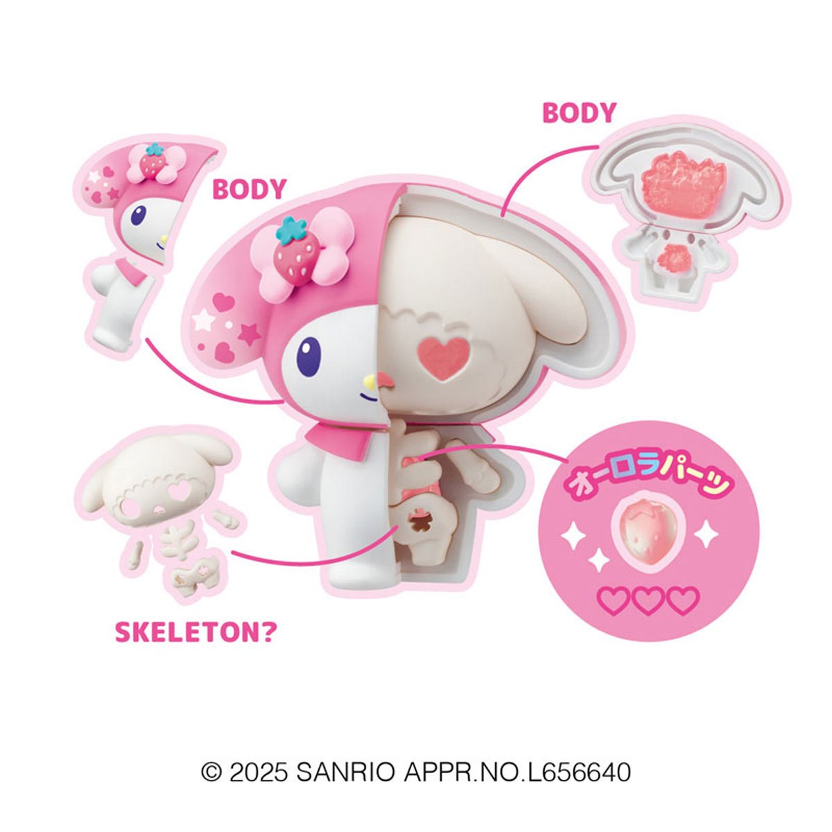 Sanrio Kuromi and My Melody Katai Fantasy Puzzle Case of 4