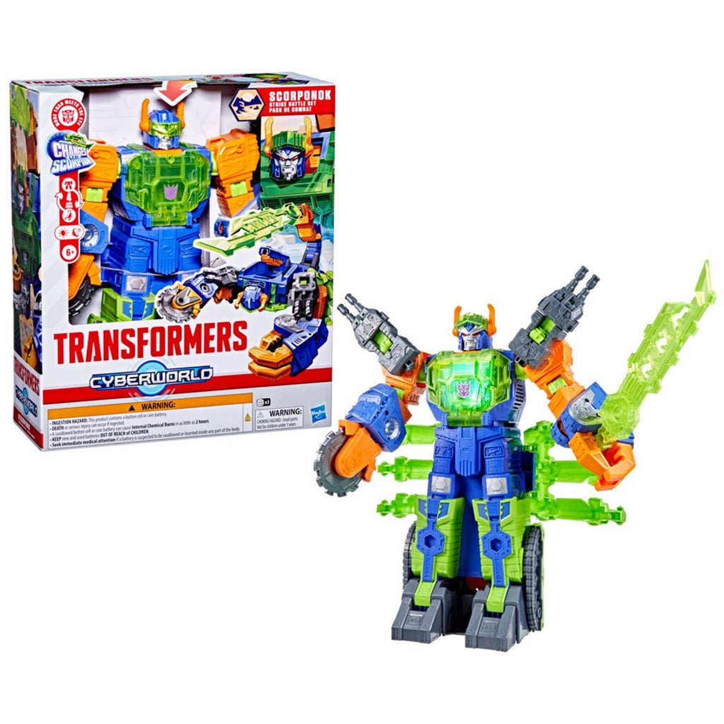 Transformers Cyberworld Scorponok Strike Battle Figure