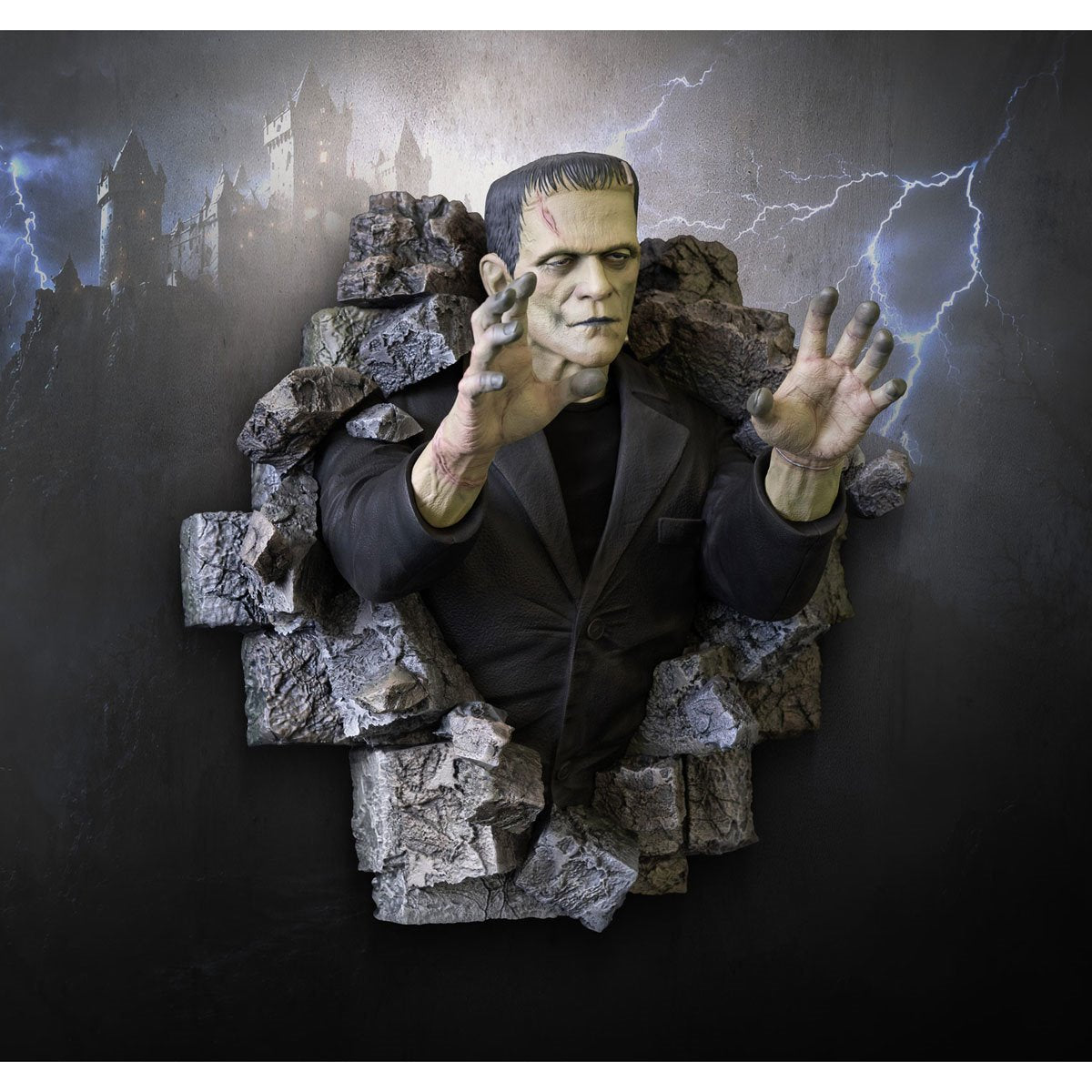 Frankenstein 1:2 Scale Wall Sculpture Mount