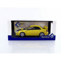 2003 Subaru WRX STI Bright Yellow 1:18 Scale Die-Cast Metal Vehicle