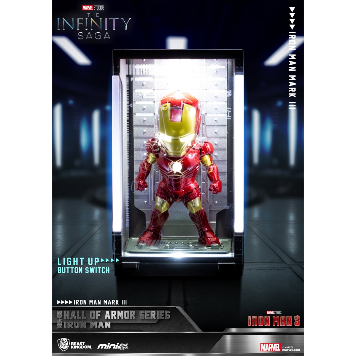 Iron Man Hall of Armor Series MEA-015 Mini-Figure Blind Box Case of 6