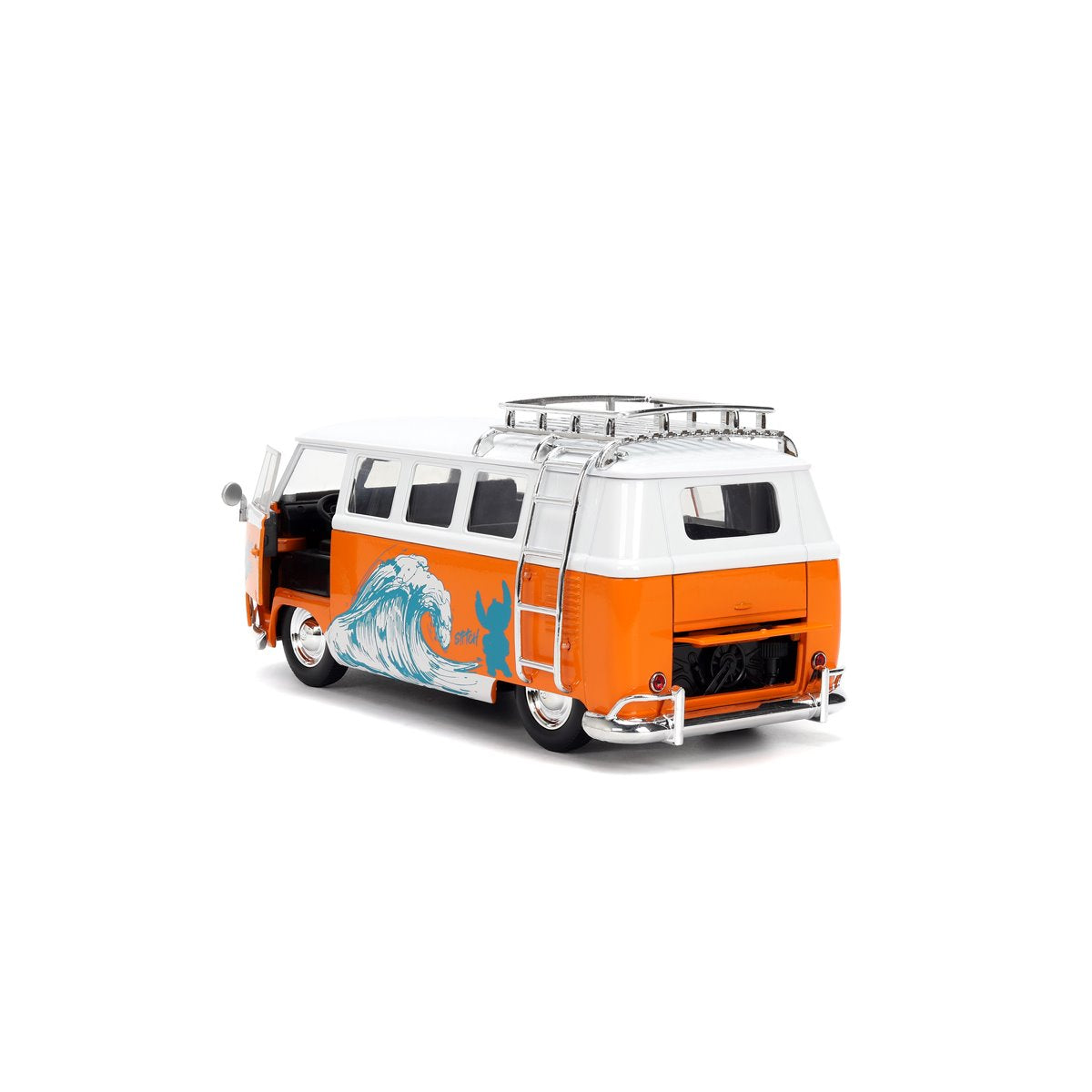 Hollywood Rides Lilo & Stitch 1961 Volkswagen Bus 1:24 Scale Die-Cast Metal Vehicle with Stitch Figure