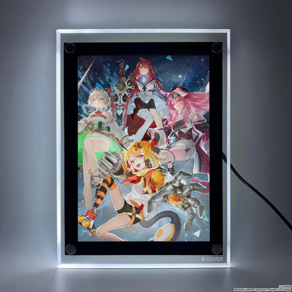 Hololive Justice Group LED Poster