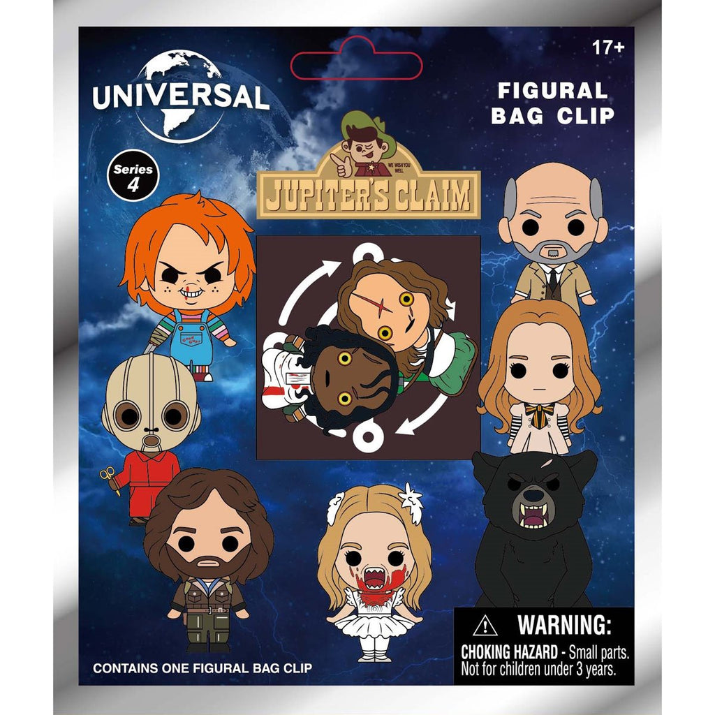Universal Horror Series 4 3D Foam Bag Clip Display Case of 24