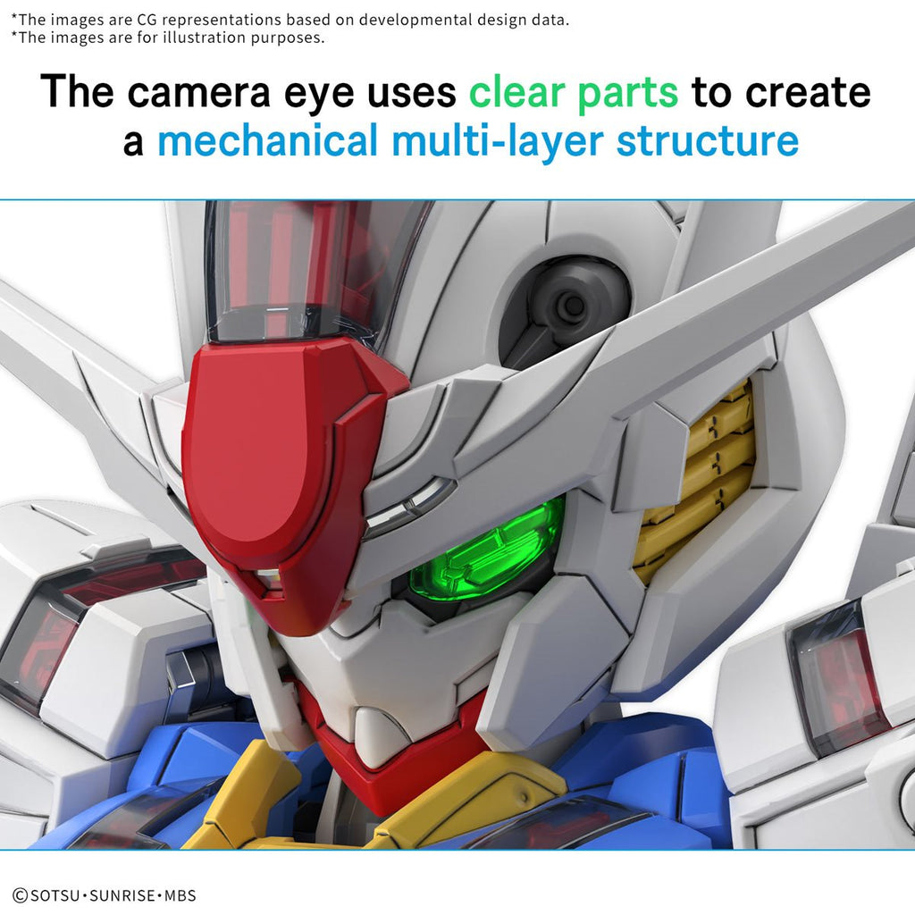 Mobile Suit Gundam: The Witch from Mercury Gundam Aerial Master Grade SD MGSD Model Kit