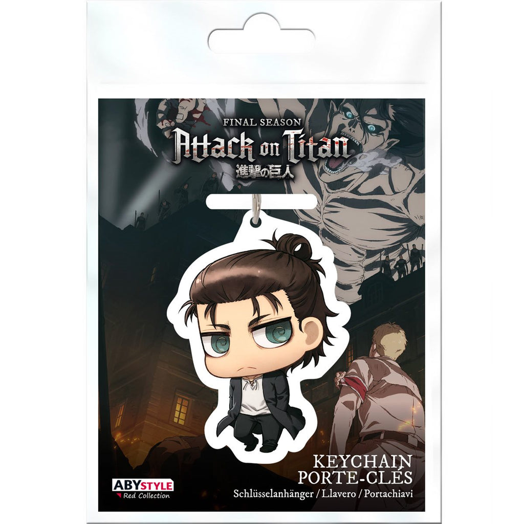 Attack on Titan Eren Chibi Acrylic Key Chain
