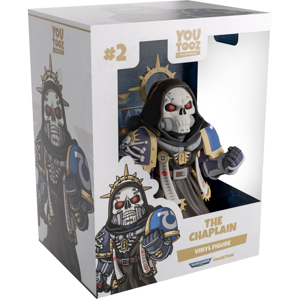 Warhammer 40k Collection Space Marine 2 The Chaplain Vinyl Figure #2