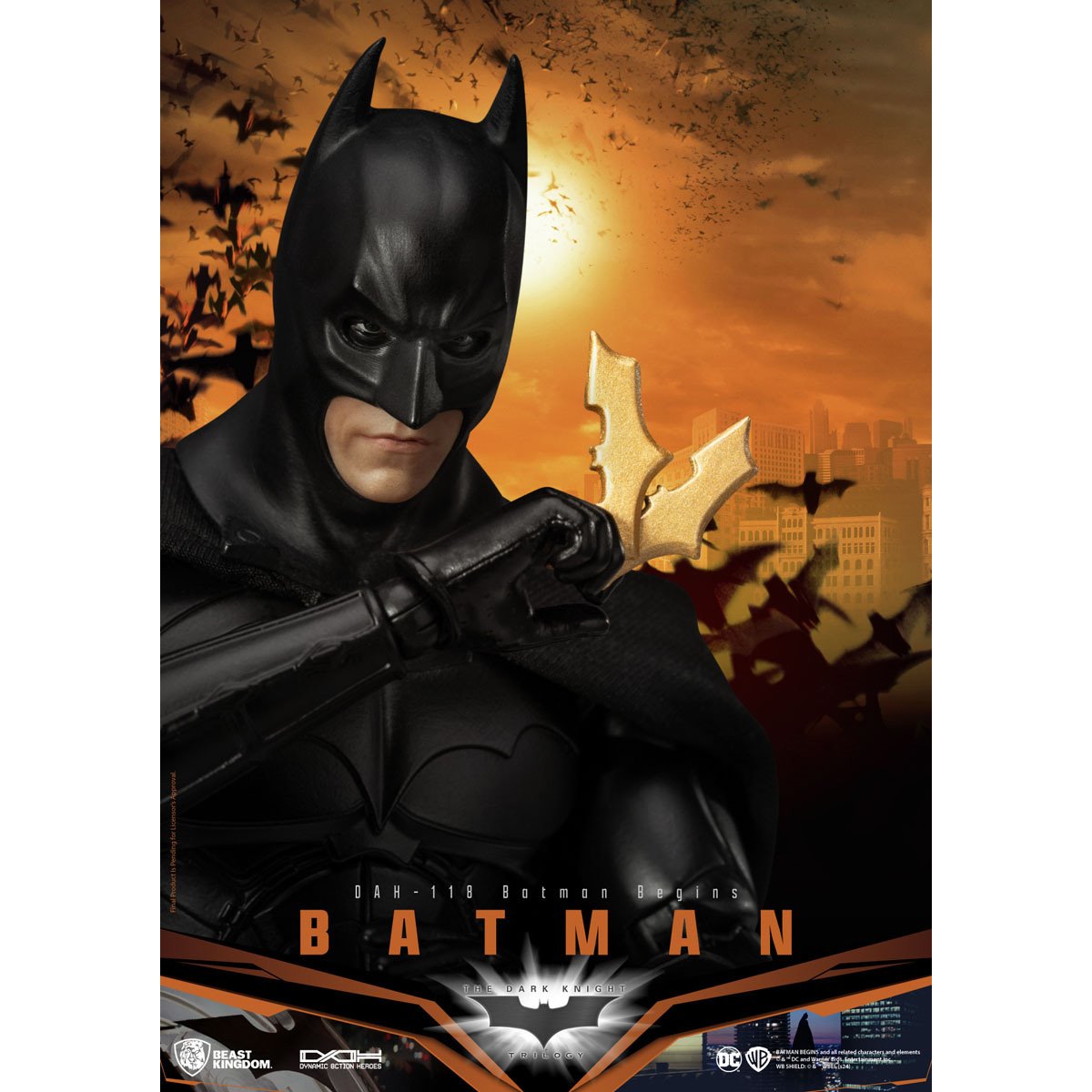 Batman Begins DAH-118 Dynamic 8-Ction Heroes Batman Action Figure