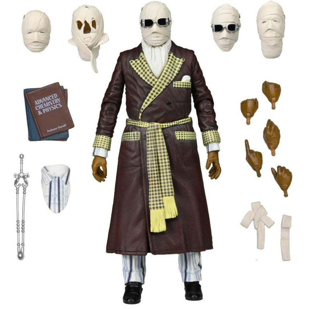 Universal Monsters Ultimate Invisible Man Figure Kemp House Color Version 7-Inch Scale Action Figure