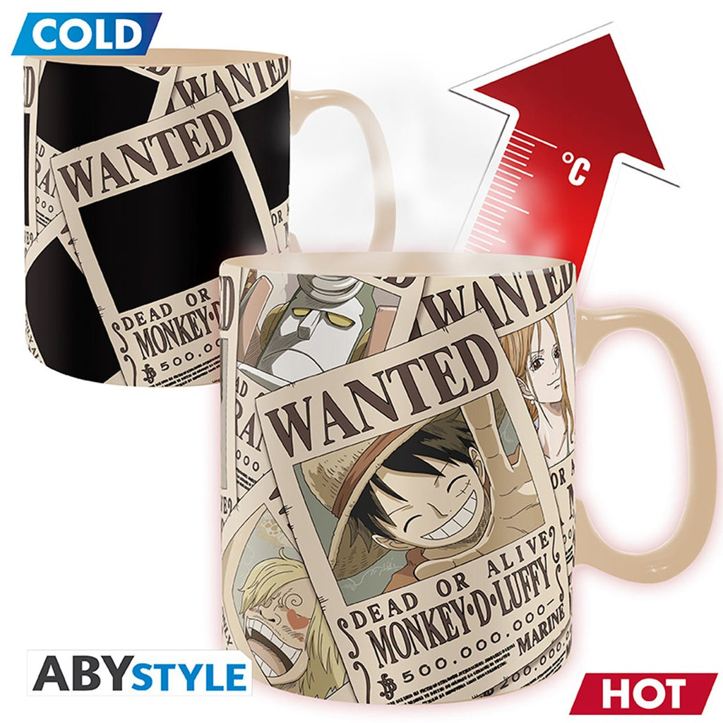 One Piece Wanted Heat-Change Mug