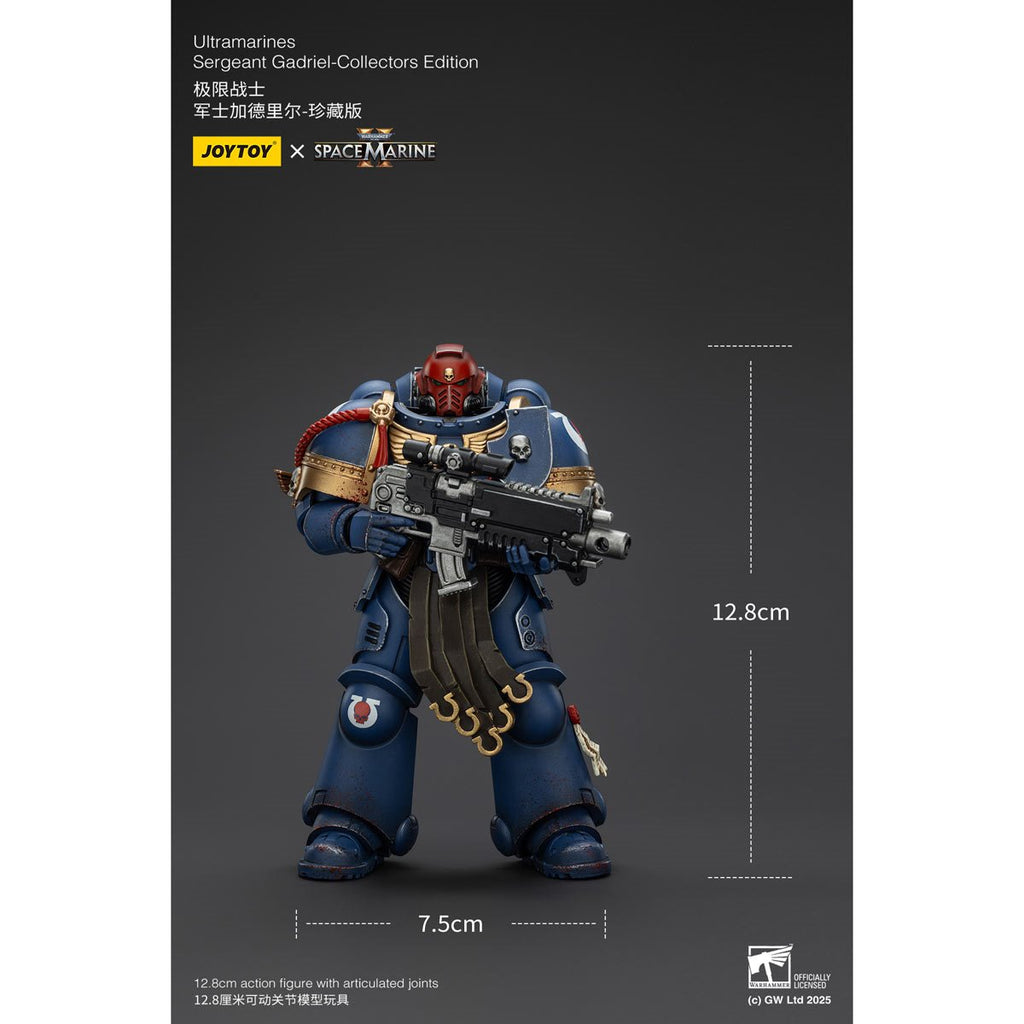Joy Toy Warhammer Space Marine II Ultramarines Sergeant Gadriel Collectors Edition 1:18 Scale Action Figure