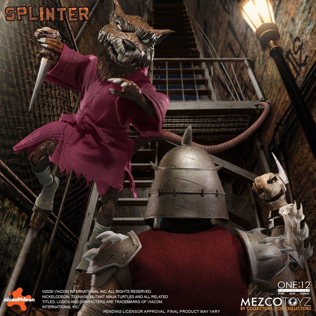 Teenage Mutant Ninja Turtles Master Splinter One:12 Collective Action Figure
