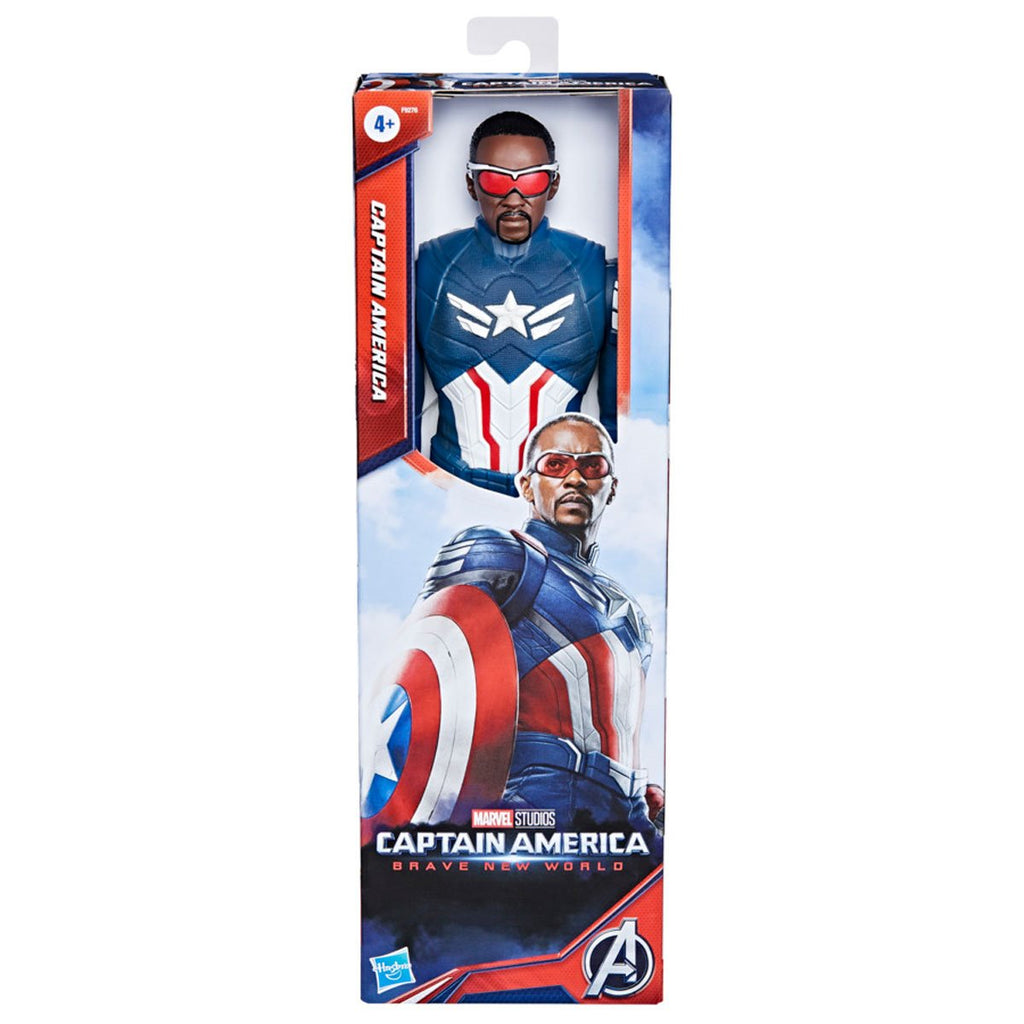 Captain America Brave New World Titan Hero Series 12-Inch Captain America Action Figure