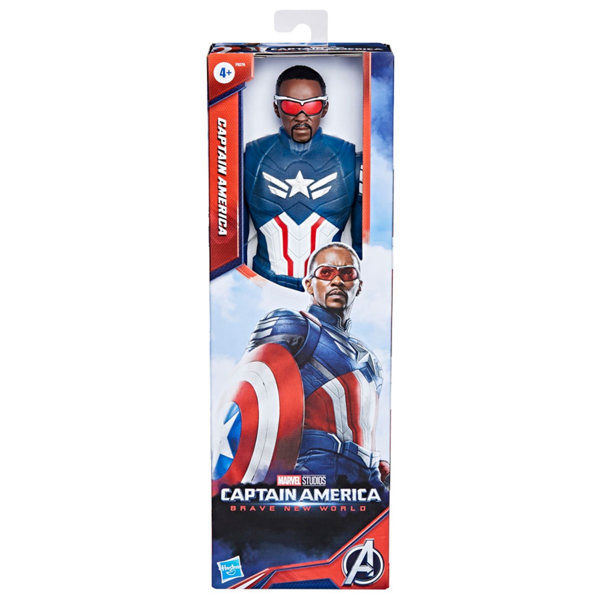 Captain America Brave New World Titan Hero Series 12-Inch Captain America Action Figure
