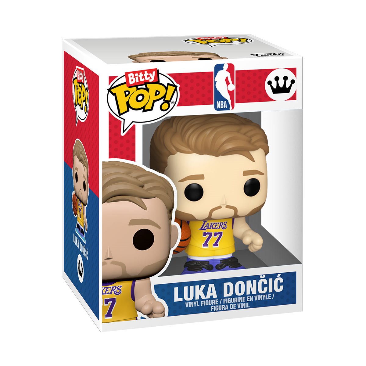 NBA Funko Bitty Pop! Mini-Figure Singles Display Case of 24