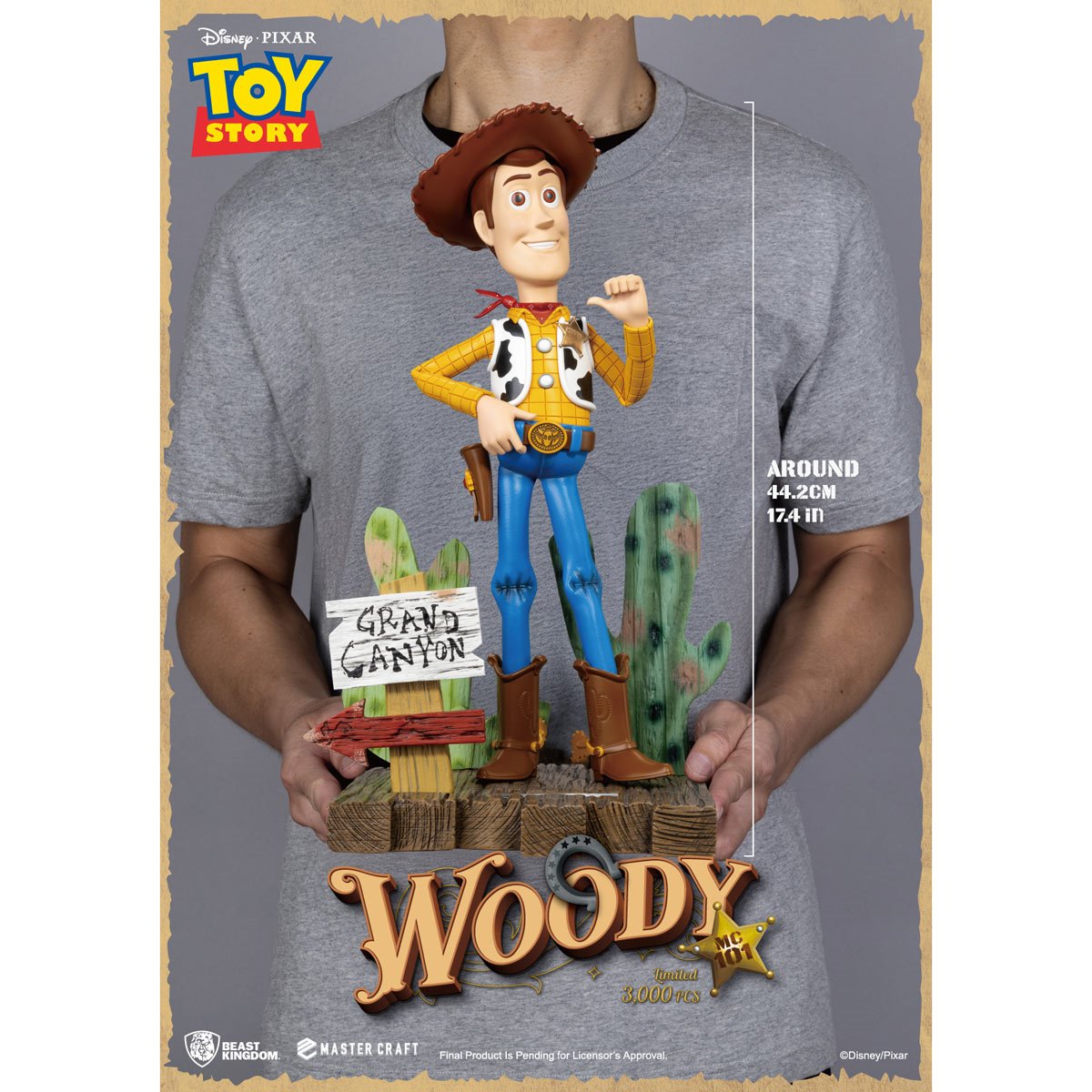 Toy Story Sheriff Woody MC-101 Master Craft Statue