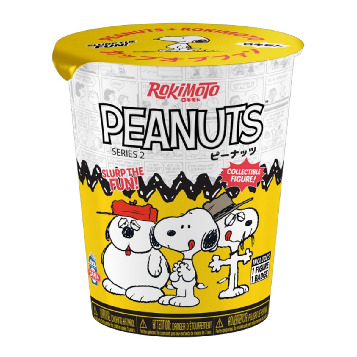 Peanuts Rokimoto Series 2 Cup Vinyl Figure Display Case of 12