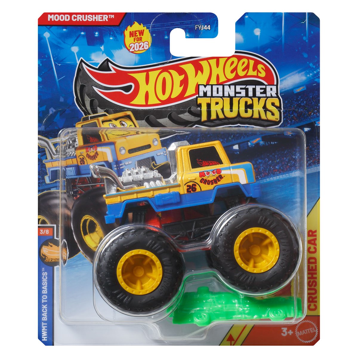 Hot Wheels Monster Trucks 1:64 Scale Vehicle 2026 Mix 8 Case of 8