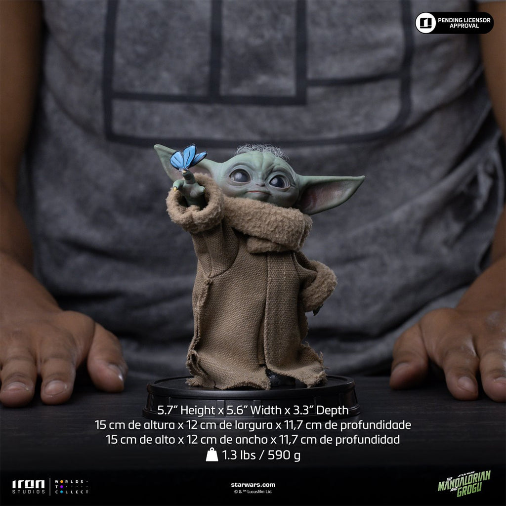 The Mandalorian and Grogu Movie Grogu Butterfly Wonder Limited Edition 1:4 Scale Statue