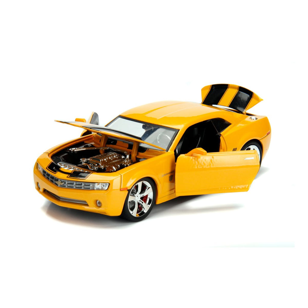Transformers Hollywood Rides Bumblebee 2006 Chevy Camaro 1:24 Scale Die-Cast Metal Vehicle with Coin