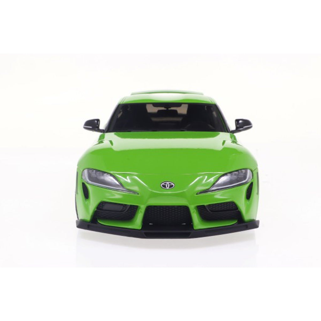 2023 Toyota GR Supra Streetfighter Edition Bright Green 1:18 Scale Die-Cast Metal Vehicle