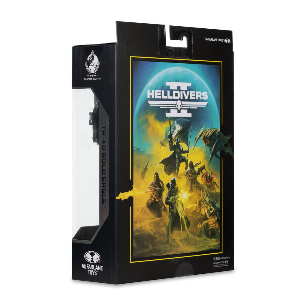 Helldivers II McFarlane Gaming Edition Wave 1 TR-40 Gold Eagle 7-Inch Action Figure
