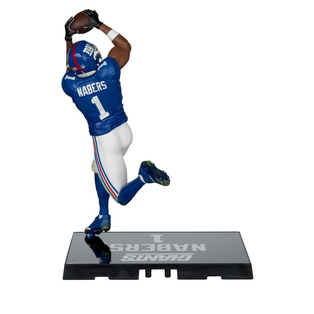 NFL SportsPicks 2025 New York Giants Malik Nabers 7-Inch Scale Posed Figure