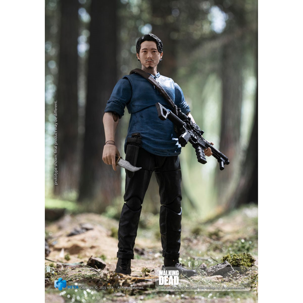 The Walking Dead Glenn Exquisite Mini Series 1:18 Scale Action Figure