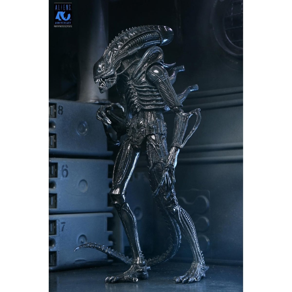 Aliens Ultimate Warrior Xenomorph (black) 40th Anniversary 7-Inch Scale Action Figure