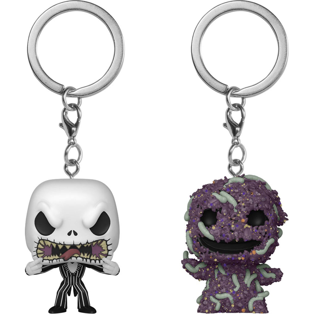 The Nightmare Before Christmas Jack Skellington & Oogie Boogie Pocket Pop! Key Chain 2-Pack