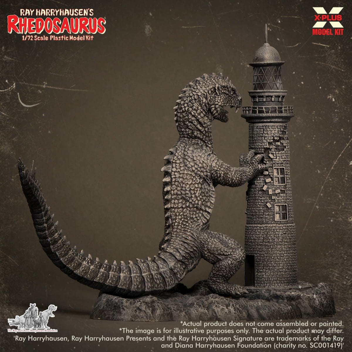 Ray Harryhausen Rhedosaurus 1:72 Scale Model Kit