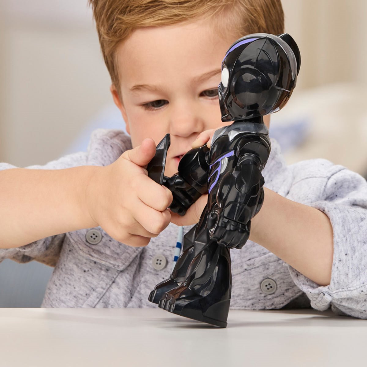 Iron Man and His Awesome Friends Supersized Black Panther Action Figure