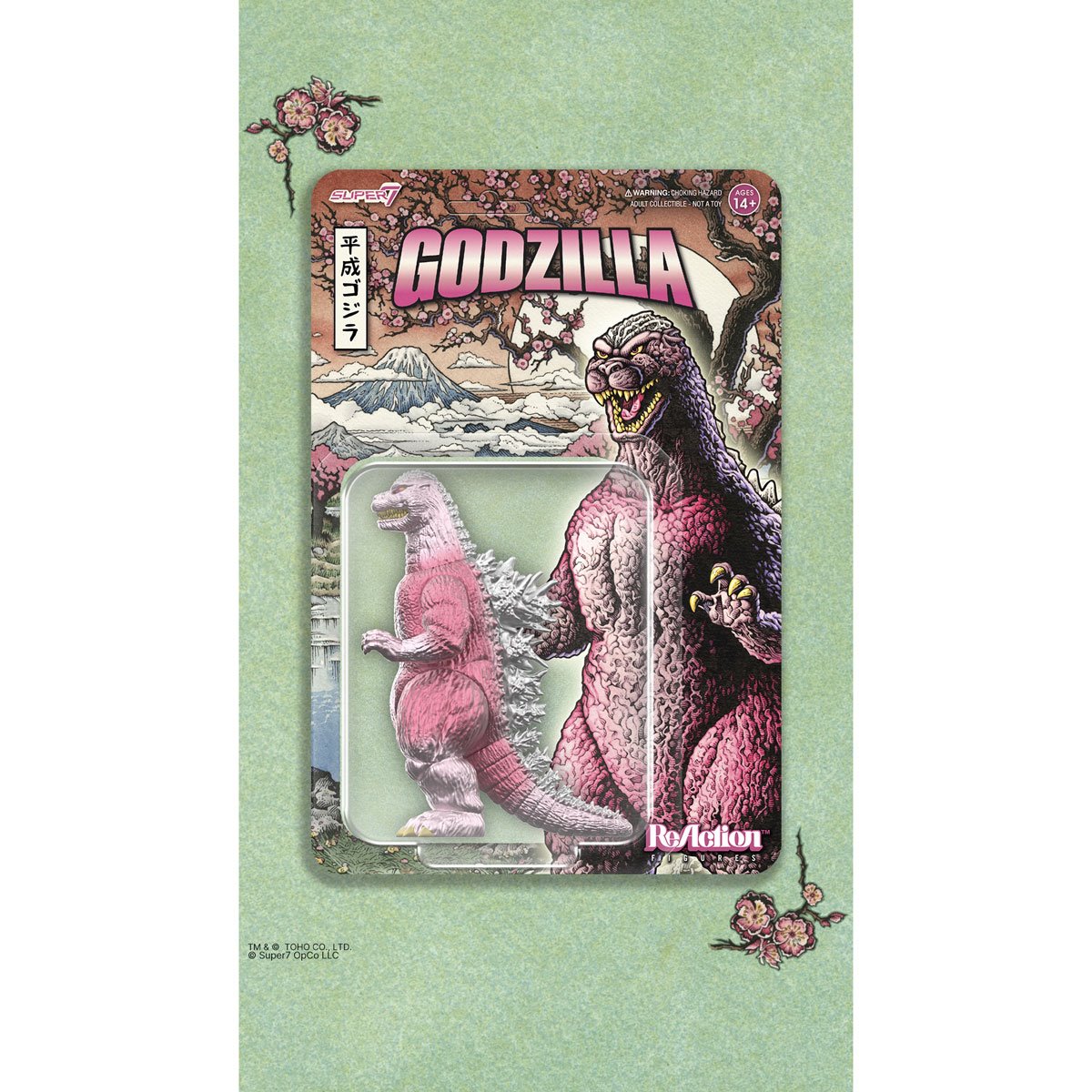 Godzilla '89 (Cherry Blossom Festival) 3 3/4-Inch ReAction Figure