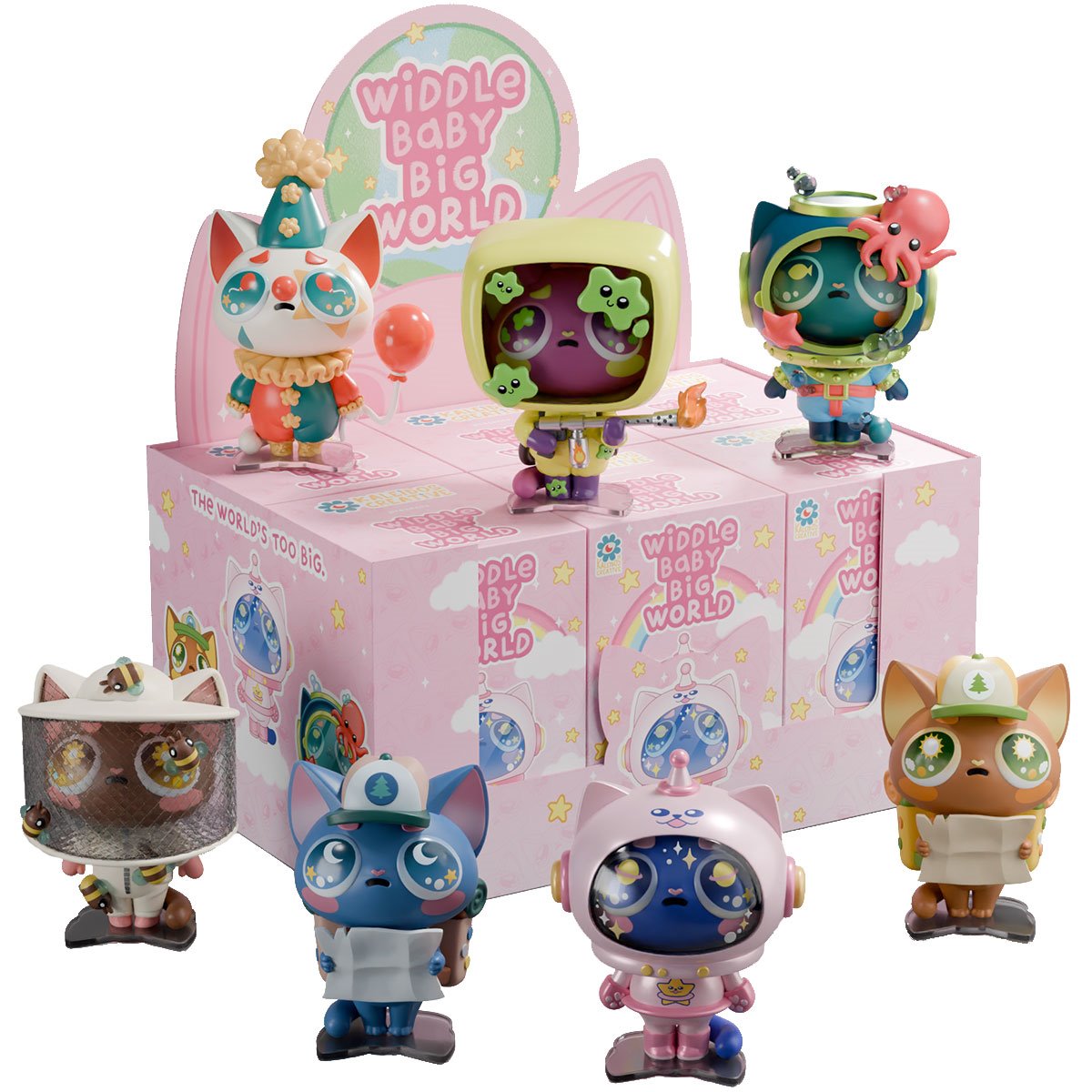 Widdle Baby, Big World Series 1 Blind-Box Mini-Figure Case of 6