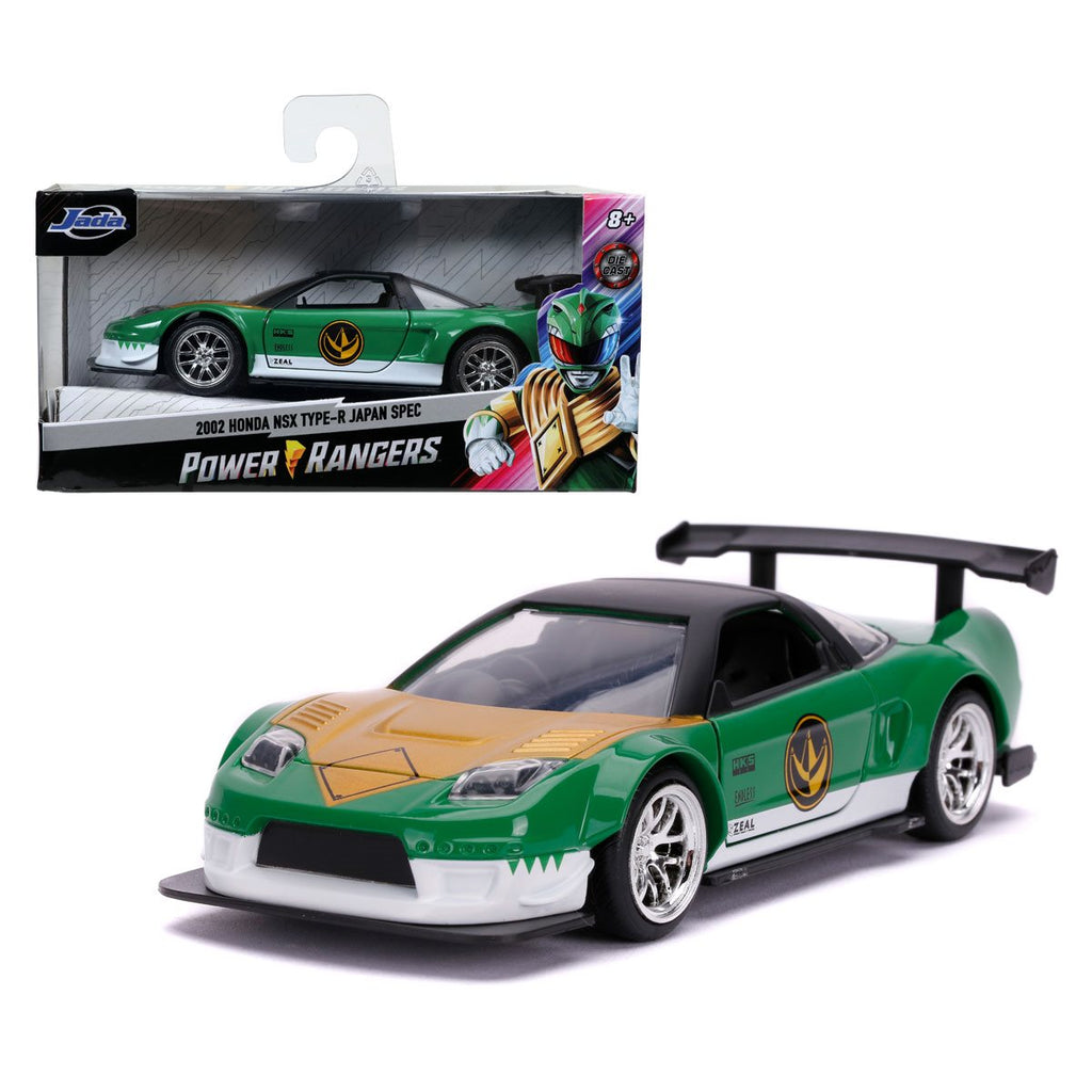 Mighty Morphin Power Rangers Green Ranger 2002 Honda NSX 1:32 Scale Die-Cast Metal Vehicle