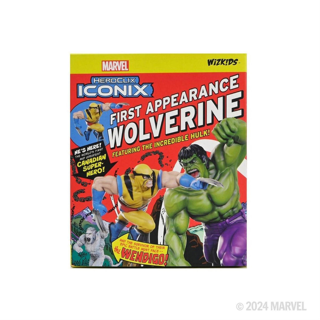Marvel HeroClix Iconix: Wolverine First Appearance Mini-Figure 3-Pack