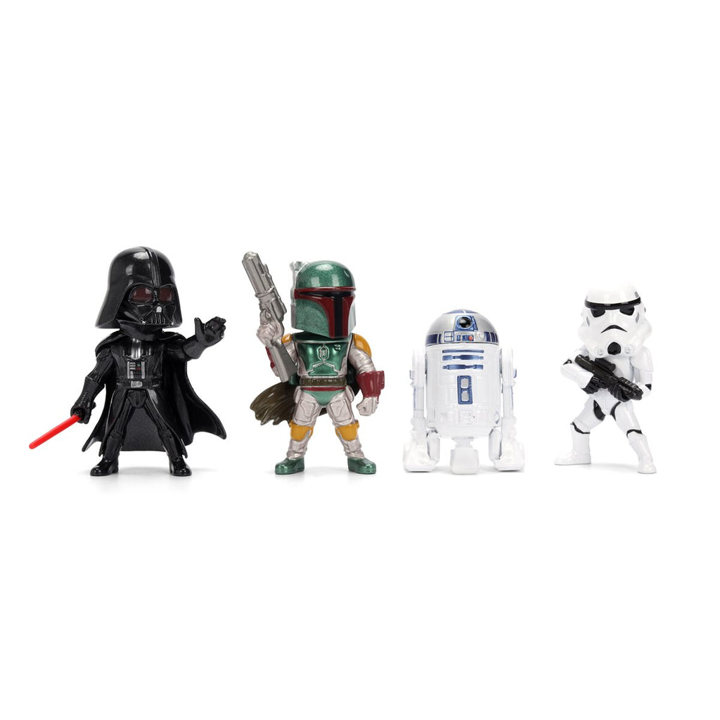 Star Wars Wave 1 MetalFigs 2 1/2-Inch Die-Cast Metal Mini-Figure 4-Pack
