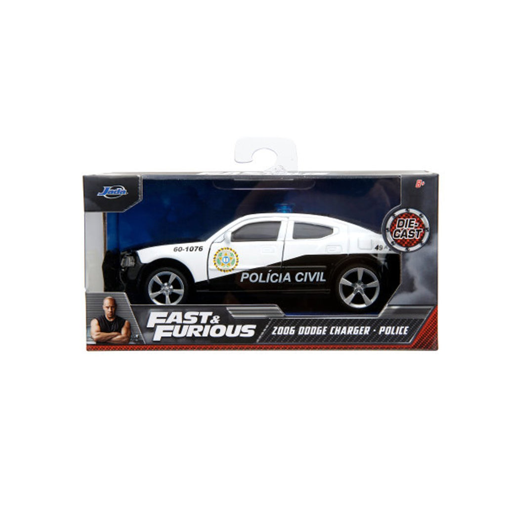 Fast and the Furious Police 2006 Dodge Charger 1:32 Scale Die-Cast Metal Vehicle