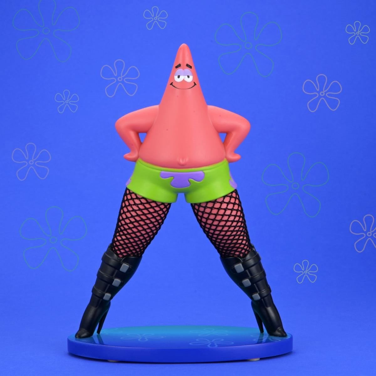 SpongeBob Squarepants Goofy Goober Rock Patrick in Fishnets 6-Inch Resin Art Statue